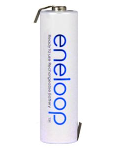 Panasonic Eneloop genopladeligt AA / R06 batteri med Z-loddeflig - 1 stk.