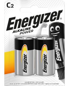 Batterie alcaline Energizer Power C / E93 (2 pezzi in blister)