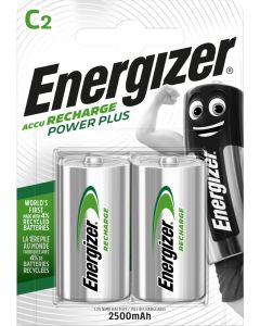 Batterie Energizer Recharge Power Plus C/NH35 2500mAh (confezione da 2)