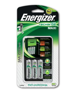 Caricabatterie Energizer Maxi EU con 4 batterie Energizer AA 2000mAh