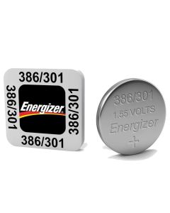 Batteria Energizer all'ossido d'argento 386 / 301 (1 confezione)