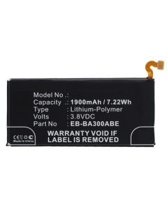 Batteria Samsung Galaxy A3 2015 EB-BA300ABE (Compatibile)