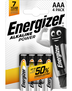 Batterie alcaline Energizer Power AAA / E92 (confezione da 4)