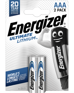 Pile Energizer Ultimate Lithium AAA / E92 / L92 (confezione da 2)