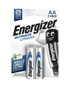 Pile Energizer Ultimate Lithium AA / E91 / L91 (confezione da 2)