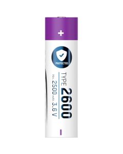Ansmann - 18650 Batteri 2600mAh (med knop)