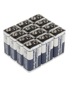 Panasonic Powerline 6LR61 / 9V batteri - 12 Stk.