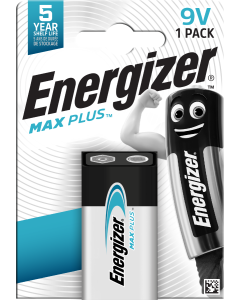 Energizer Max Plus 9v/522 (blister da 1 pezzo)