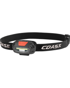 Coast FL13R lampada frontale ricaricabile a luce rossa e bianca da 270 lumen