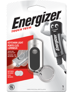 Portachiavi LED Energizer con pulsante a sfioramento