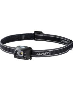 Coast FL1R lampada frontale ricaricabile con luce rossa e bianca 435 lumen