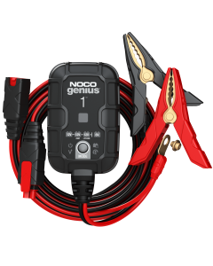 Noco Genius 1 Caricabatterie per batterie da 6V e 12V 1000mA (Wet, Gel, MF, MF, CA, EFB, AGM e Lithium-Ion)