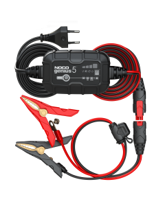 Noco Genius 5 Caricabatterie per batterie da 6V e 12V 5000mA (umido, gel, MF, MF, CA, EFB, AGM e ioni di litio)