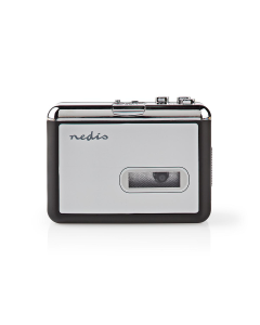 NEDIS, Tragbarer USB-Kassetten-zu-MP3-Konverter mit USB-Kabel und Software