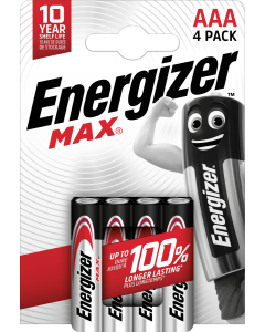 Pile Energizer Max AAA / E92 (4 pezzi in blister)
