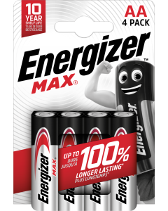 Pile Energizer Max AA / E91 (4 pezzi in blister)
