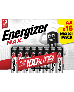 Pile Energizer Max AA / E91 (blister da 16 pezzi)