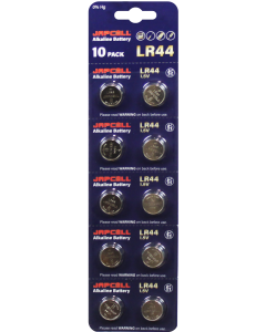 JAPCELL Batterie alcaline LR44 - 10 pz.