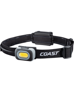 Coast RL10 Lampada frontale a luce bianca e rossa da 560 lumen