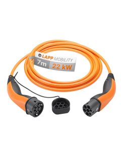 LAPP Typ 2 Ladekabel für Elektroauto - 22kW 7m, orange
