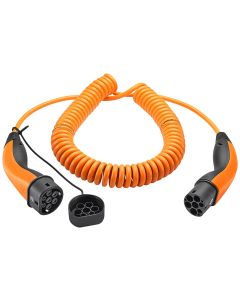 LAPP Typ 2 Spiralladekabel für Elektroauto - 11kW 5m, orange