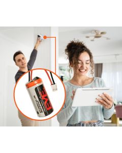 Batteria per il rilevatore di telecamere Verisure - 3V 1350mAh