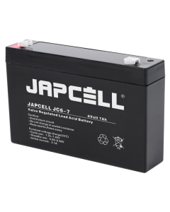 Japcell JC6-7 6V 7Ah batteria al piombo AGM