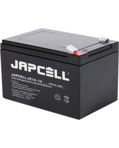 Japcell JC12-12 12V 12Ah batteria al piombo AGM