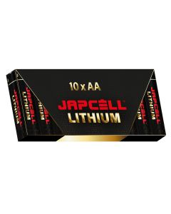 JAPCELL Batterie al litio AA (confezione da 10)