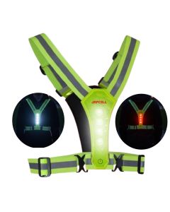 Gilet riflettente con luce LED
