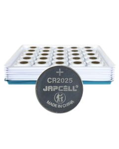 JAPCELL Batterie al Litio CR2025 - 200 pezzi -  Confezione industriale