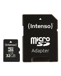 Intenso® 32 GB Micro SD Scheda di Memoria con Adattatore Class 10