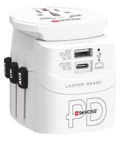 Skross Adattatore da viaggio PRO Light Per tutto il mondo 45 W PD + 1x USB-A/1x USB-C