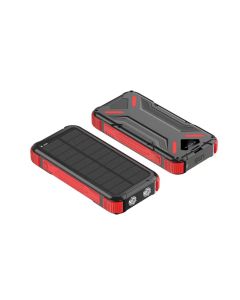 Powerbank da esterno con pannello solare, 20.000 mAh