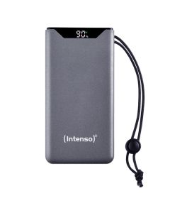 Intenso® Powerbank 10.000 mAh PD/QC USB-A/USB-C con cavo USB-C incluso – Grigio