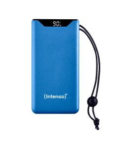 Intenso® Powerbank 10.000 mAh PD/QC USB-A/USB-C con cavo USB-C incluso – Blu