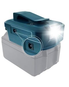Adattatore Powerbank per Hitachi/Hikoki 18V con luce LED e USB-C