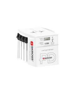 Presa da viaggio Skross MUV "Hele Verden" + USB PD 65 W - cavo USB-C incluso