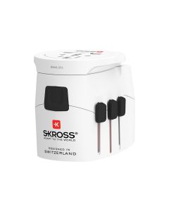 Adattatore da viaggio Skross PRO Light "In tutto il mondo" + USB