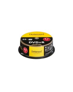 Intenso® DVD+R 8,5GB 8x Speed, Double Layer - 25 pezzi su spindel