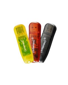 Intenso® 32GB chiavette USB - 3 pezzi - Giallo, Rosso & Nero