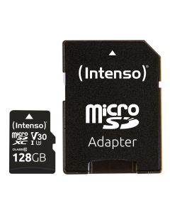 Intenso® 128GB Micro SD UHS-I Prof. Scheda di memoria incl. Adattatore