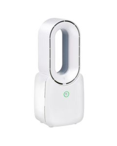 Ventilatore da tavolo ricaricabile, 7 impostazioni di illuminazione, USB-C, 3 velocità