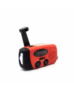 Radio di emergenza - Manovella/pannello solare/lampada/powerbank/FM/AM/SOS