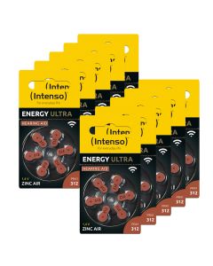 Batterie per apparecchi acustici Intenso Str. 312 (A312) - 60 pz.