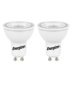 Energizer GU10 Lampadina LED 4,2W (345lm), 3000K, bianco caldo, 2 pz.
