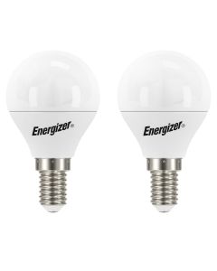 Energizer E14 LED a corona 4,9W, (470lm), 3000K, bianco caldo, 2 pz.