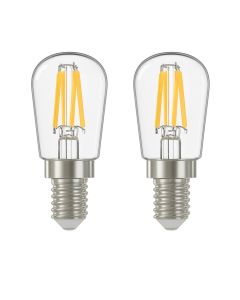 Energizer E14 LED lampadina a incandescenza 2W (240lm), 3000K, bianco caldo, 2 pezzi