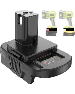 Adattatore per batteria - DeWalt/Milwaukee 18V/20V per elettroutensili Ryobi 18V al litio/Ni-MH