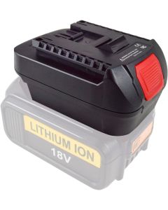 Adattatore per batteria - DeWalt/Milwaukee 18V/20V per elettroutensili al litio Bosch 18V (ProCORE)
